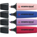 STABILO BOSS ORIGINAL NatureCOLORS Wildflower Highlighter, Wallet of 4, Assorted