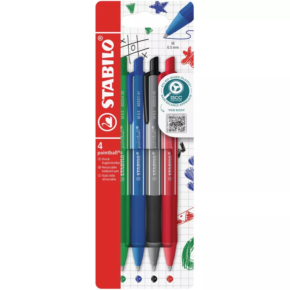 STABILO Pointball Colorful Ballpoint...