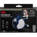 3M mondmasker met geïntegreerde filters, herbruikbaar, biedt ABEK1P3 ademhalingsbescherming