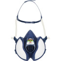 3M mondmasker met geïntegreerde filters, herbruikbaar, biedt ABEK1P3 ademhalingsbescherming