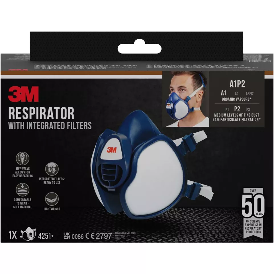 3M mondmasker met geïntegreerde...