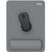 Fellowes Breyta tapis de souris XL avec repose-poignet, gris
