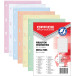OFFICE products ringbandinterieur, A4, 80 g, 6 gaten, 50 vellen, geruit, geassorteerde kleuren