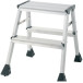 Q-CONNECT aluminum trapladder, 2 treden