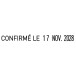Trodat cachet à formules avec date Printy 4817, français
