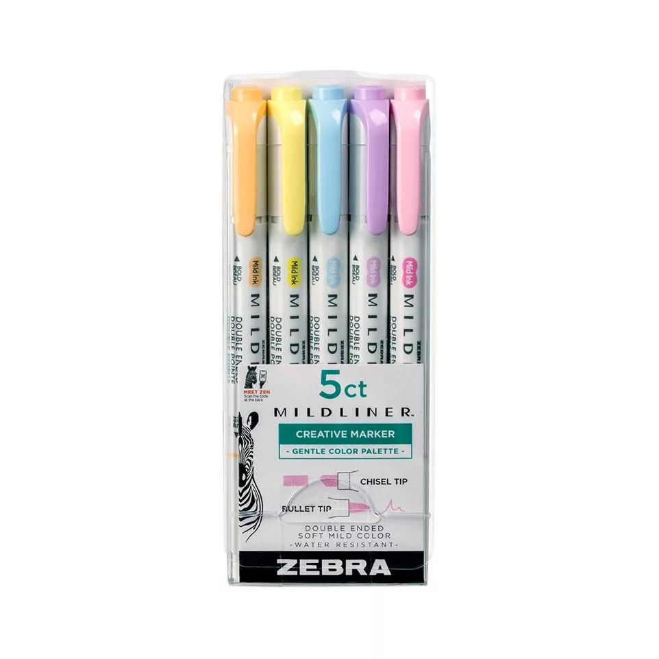 ZEBRA MILDLINER markeerstift, dubbele...