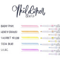 ZEBRA MILDLINER markeerstift, dubbele punt, Gentle, etui van 5 stuks, in geassorteerde kleuren