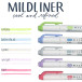 ZEBRA MILDLINER markeerstift, dubbele punt, Cool, etui van 5 stuks, in geassorteerde kleuren