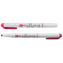 ZEBRA MILDLINER Dual Tip Highlighter, Red