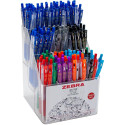 ZEBRA Sarasa Clip roller à encre gel, 0,7 mm, 8 couleurs assorties