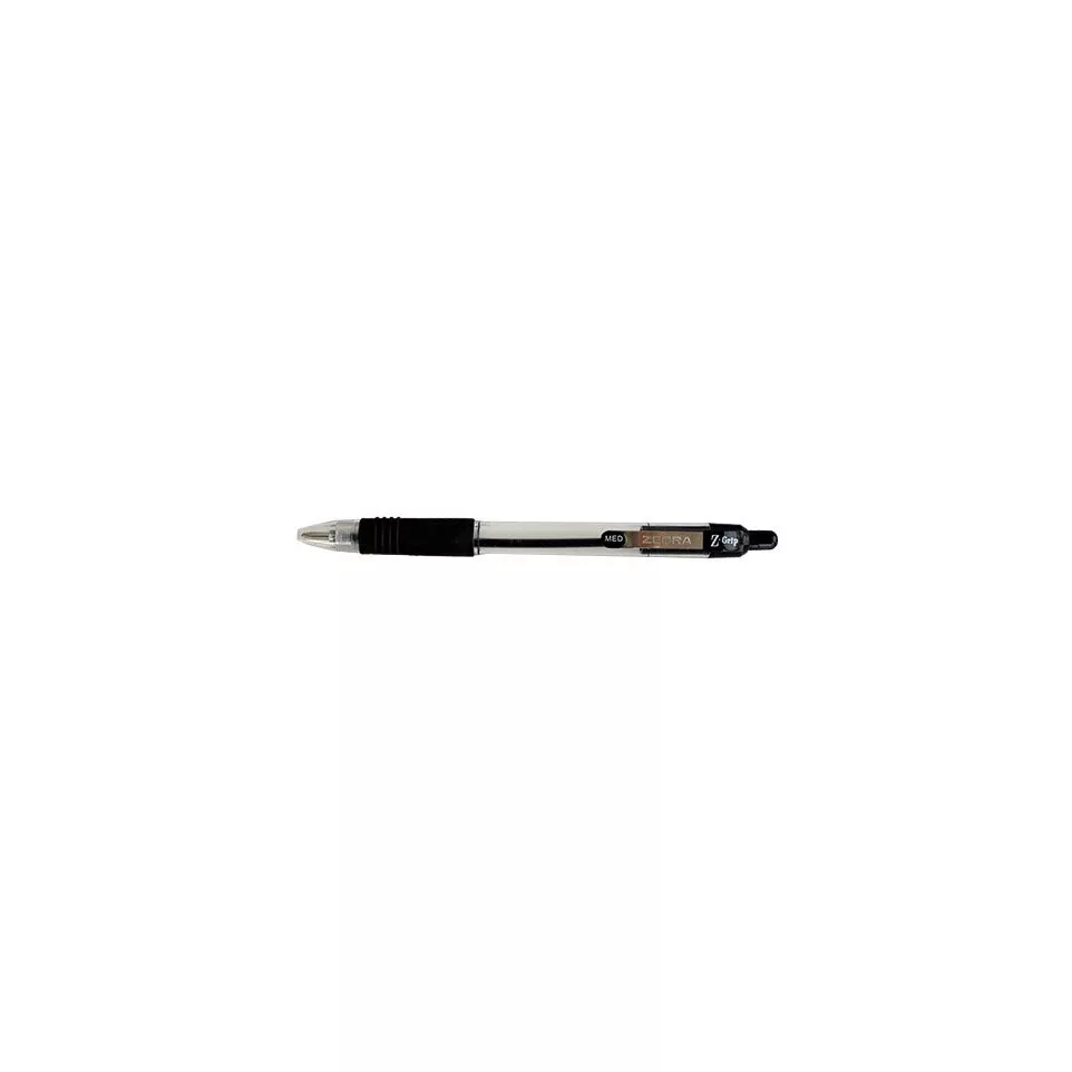 ZEBRA  Z-grip balpen, 1 mm, zwart