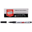 ZEBRA textielmarker, fijn, zwart