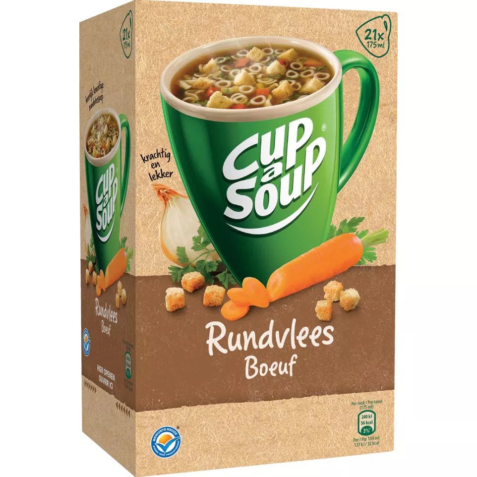 Knorr Cup-a-Soup rundvlees, pak van...