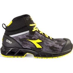 Diadora Shark Stable Impact S3 SRC ESD High Safety Shoes Black/Grey Size 44 per Piece