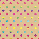 Papier cadeau Rainbow, 70 cm x 1,5 m, 4 motifs différents