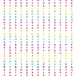 Papier cadeau Rainbow, 70 cm x 1,5 m, 4 motifs différents