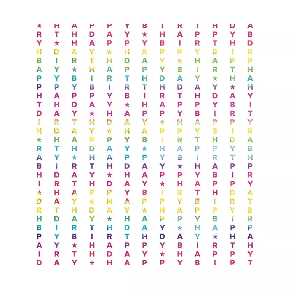 Geschenkpapier Rainbow, 70 cm x 1,5...