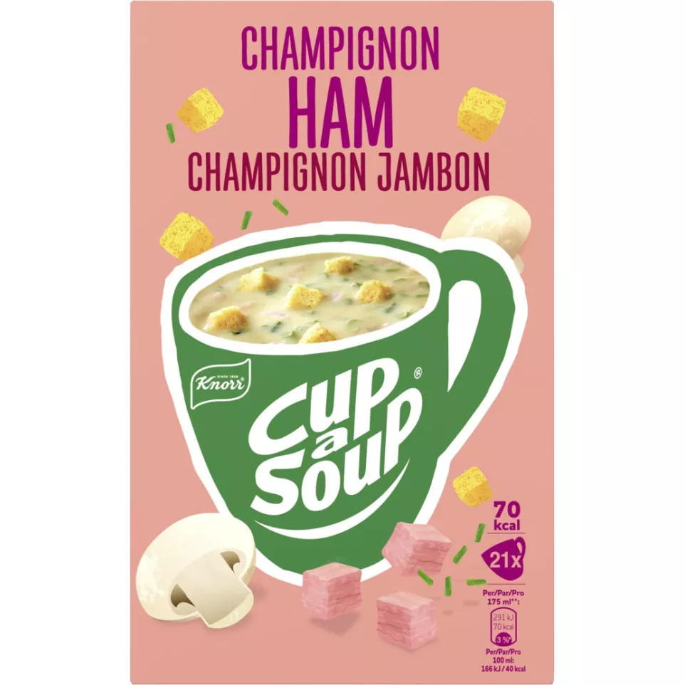 Knorr Cup-a-Soup Mushroom Ham, pack...