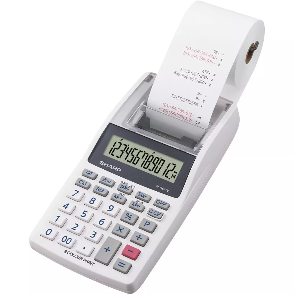 Sharp EL-1611V 12-Digit Handheld...