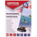 OFFICE products pochette à plastifier A6, 160 microns (2 x 80 microns), paquet de 100 pièces