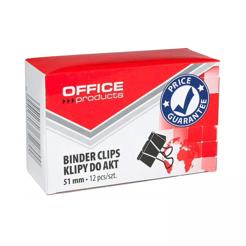 OFFICE products pince foldback, noir,...