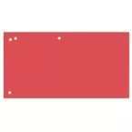 OFFICE Products index dividers, 240 x 105 mm, pack of 100, red