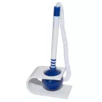 Office Stylophore Ballpoint Pen, Blue-White