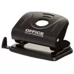 OFFICE products hole punch, 25 sheets, metal, black