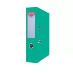 Turquoise A4 cardboard lever arch file, 7.5 cm spine