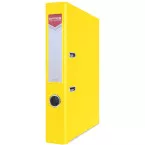 OFFICE Products A4 lever arch file, cardboard, 5.5 cm spine, yellow