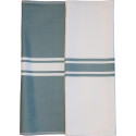 Handdoek Payton, ft 50 x 70 cm, gestreept, minéral, pak van 6 stuks
