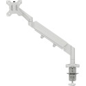 Leitz Ergo ruimtebesparende monitorarm, enkel, lichtgrijs