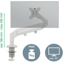 Leitz Ergo ruimtebesparende monitorarm, enkel, lichtgrijs