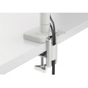Leitz Ergo ruimtebesparende monitorarm, enkel, lichtgrijs