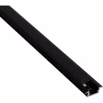 Led profiel In-Line mini XL 14x6mm aluminium zwart+cover zwart / 2m