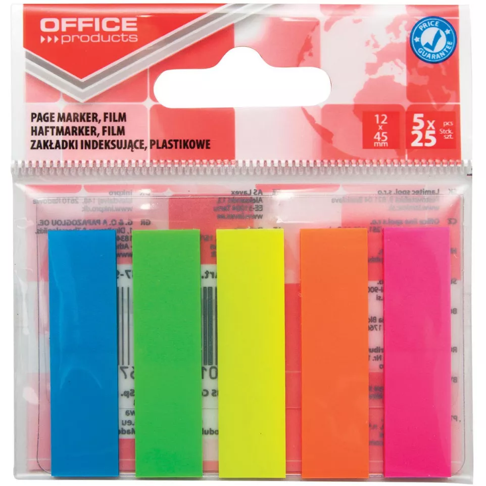 OFFICE products index, 12 x 45 mm,...