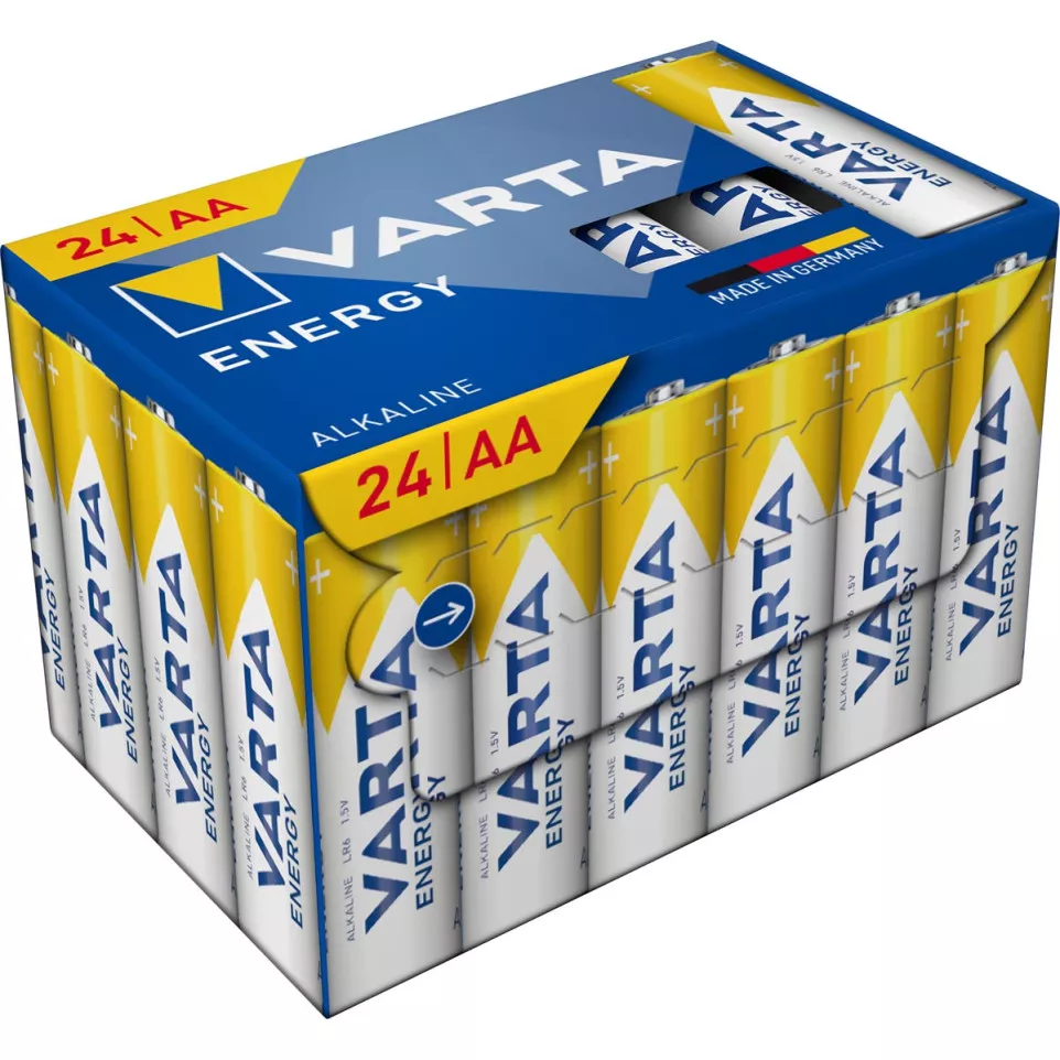Varta batterij Energy AA, pak van 24...