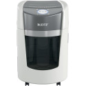 Leitz IQ OptiMax Small Office 350 Micro Cut Paper Shredder Security P5 22L White
