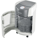 Leitz IQ OptiMax Small Office 350 Micro Cut Paper Shredder Security P5 22L White