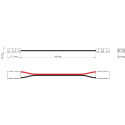 Câble miniconnecteur 10mm 2 rubans LED COB 8mm 3A 2m / pce