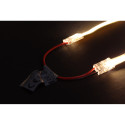 Câble miniconnecteur 10mm 2 rubans LED COB 8mm 3A 2m / pce