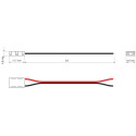 Minikabel 10mm COB LED-lint 8mm 3A 2m / pce