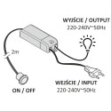 Détecteur pour porte de meuble IR K2 220V AC max. 500W / pce