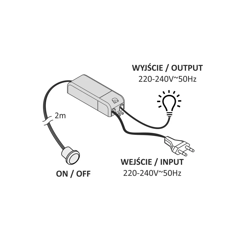 Meubeldeursensor IR K2220V AC max....