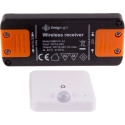 Contrôleur+capteur PIR variateur tactile Deli2 RF blanc / pce
