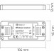 Contrôleur+interrupteur tactile  sans fil Oli RF avec variateur blanc / pce