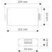 Pilote LED RGB avec télécommande radio fréquence 12V max.144W / pce