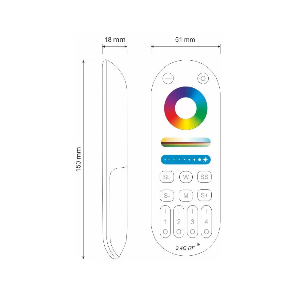 Télécommande pour driver multi 5en1 4...