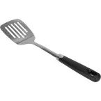 Cosy & Trendy spatule à trous, en RVS, noir