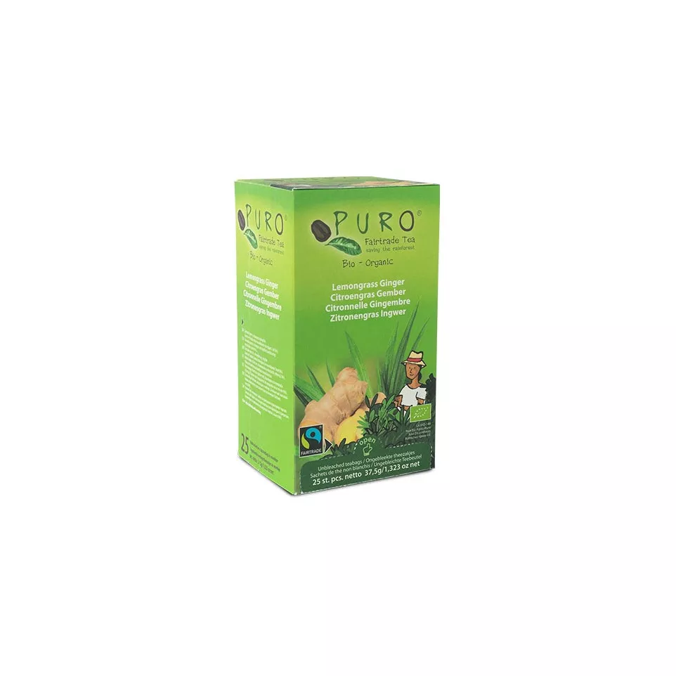 Puro Bio Fair Trade Ginger Lemongrass...